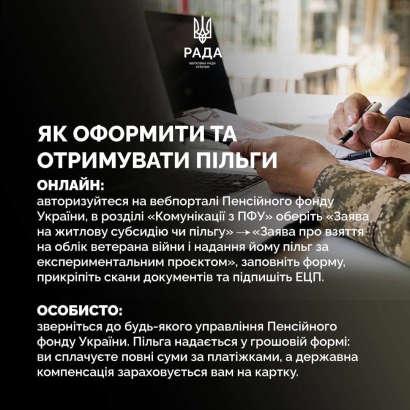 Пільги для ветеранів