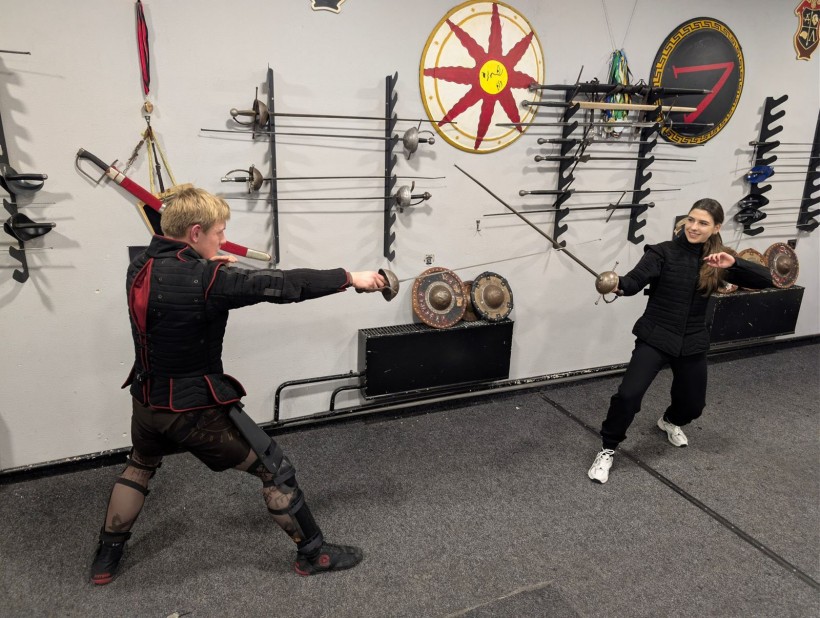 Тренування з історичного фехтування