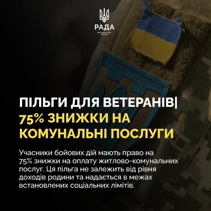 Пільги для ветеранів