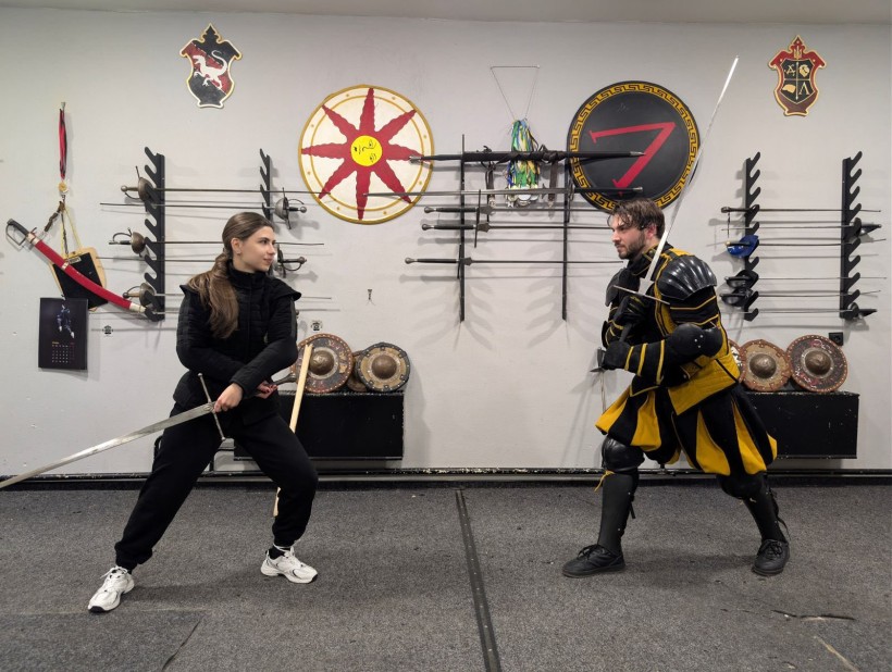Тренування з історичного фехтування