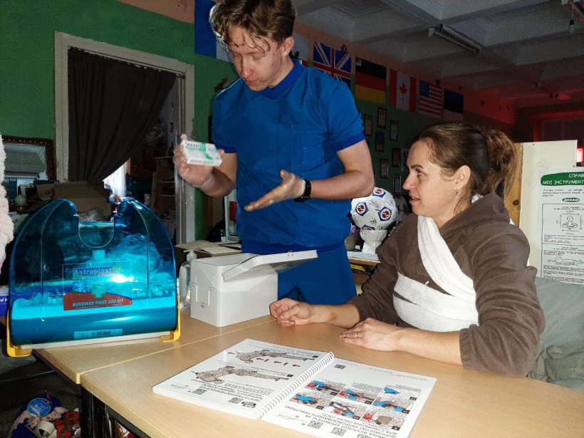Практичне заняття з першої домедичної допомоги