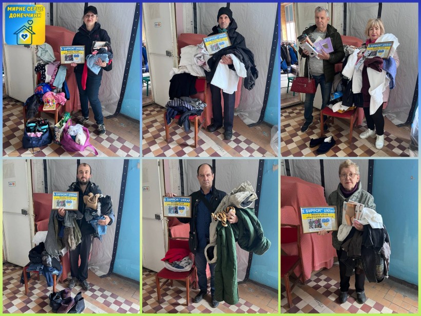 Відбулася чергова видача гуманітарної допомоги для ВПО в "Мирному серці Донеччини"