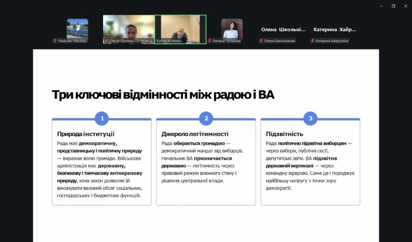 Управління громадою в умовах війни: важливі відповіді для молоді