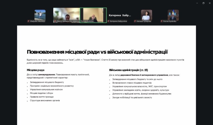 Управління громадою в умовах війни: важливі відповіді для молоді
