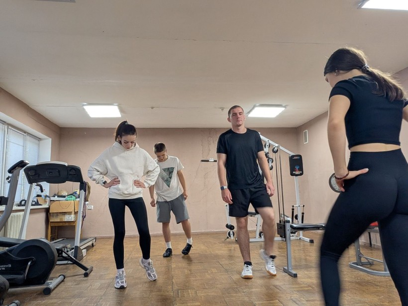 Фітнес-тренування для студентів від Мирненської СВА