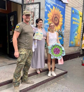 У Центрі підтримки ВПО «Мирне серце Донеччини» відбулася зустріч із благодійниками з Німеччини