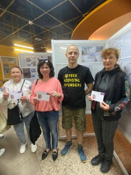 В Музеї пошти у Києві відбулося експонування філателістичного експонату «Маріуполь – це Україна!»