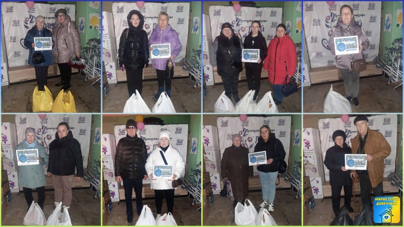 На базі Центру підтримки ВПО «Мирне серце Донеччини» у місті П’ятихатки організовано видачу гуманітарної допомоги для ВПО