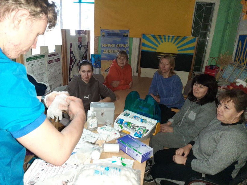 Практичне заняття з першої домедичної допомоги