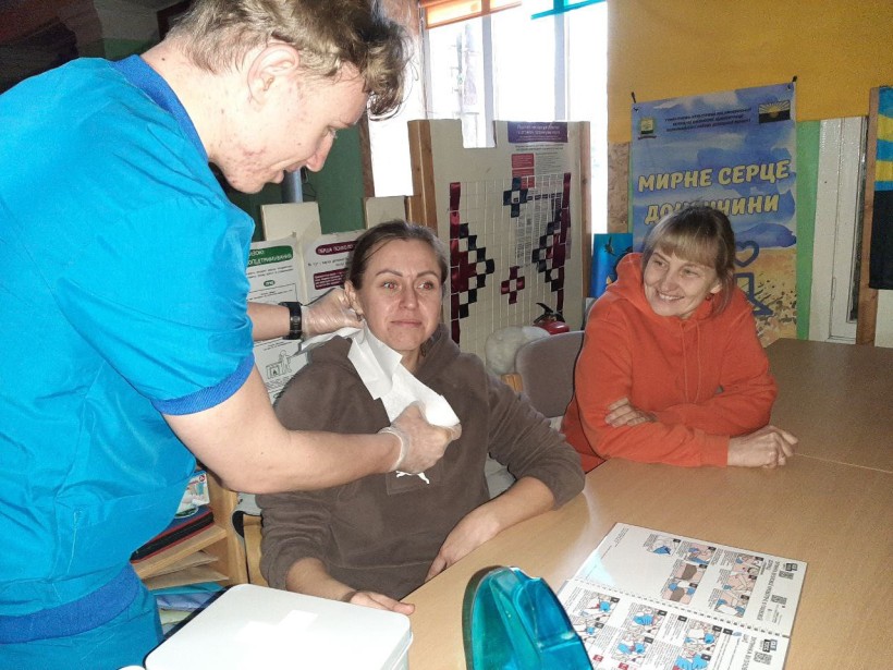 Практичне заняття з першої домедичної допомоги