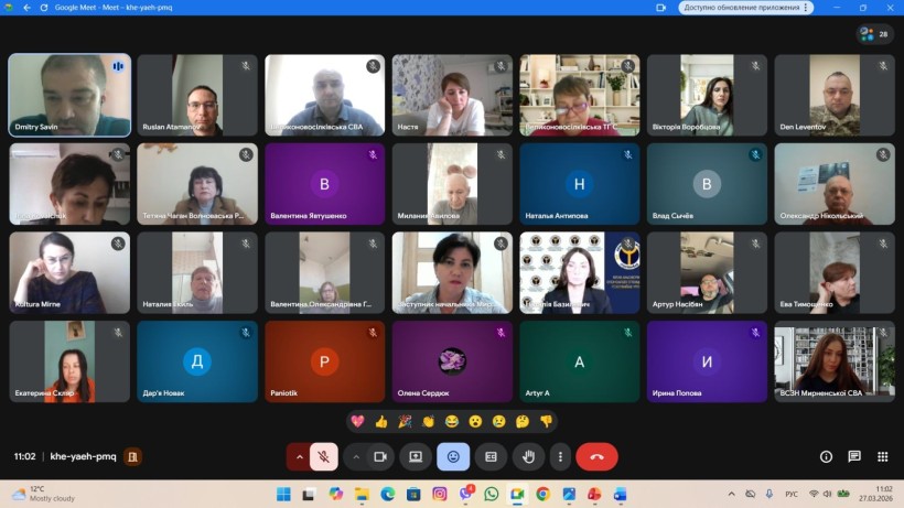 Відбулася зустріч представників Мирненської та Великоновосілківської селищних військових адміністрацій із ветеранами, членами сімей загиблих (померлих) Захисників і Захисниць України