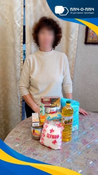 Великолучківська громада передала продуктові набори для мешканців Мирненської громади