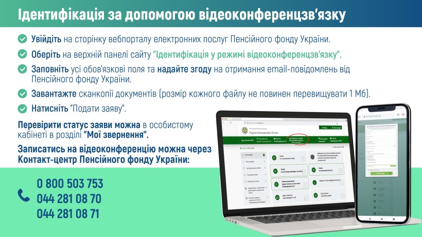 Особливості проходження ідентифікації у 2026 році одержувачами пенсійних та страхових виплат