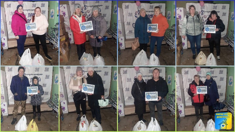 На базі Центру підтримки ВПО «Мирне серце Донеччини» у місті П’ятихатки організовано видачу гуманітарної допомоги для ВПО