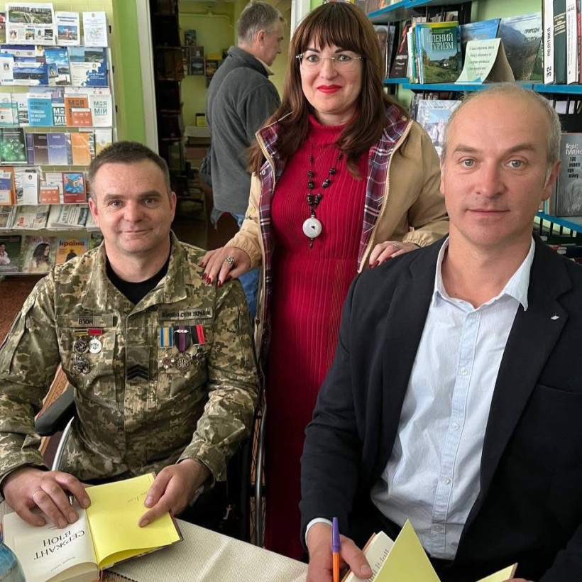 Творча зустріч з письменником та героєм книжки