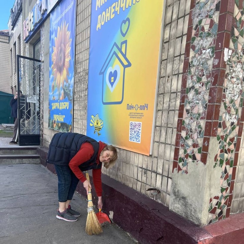 В Центрі підтримки ВПО «Мирне серце Донеччини» відбулася толока