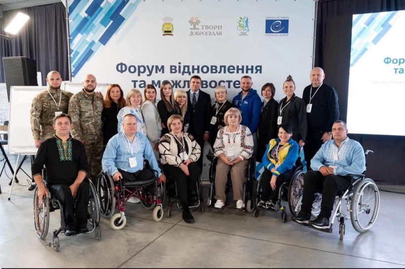 Ветеран Мирненської громади долучився до «Форуму відновлення та можливостей»