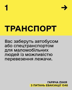Гаряча лінія з питань евакуації - 1548