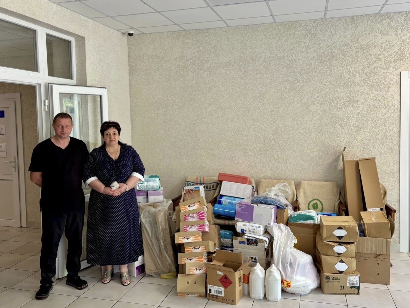 Передано допомогу військовому шпиталю