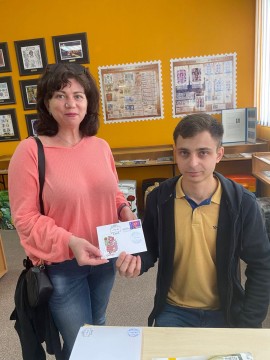 В Музеї пошти у Києві відбулося експонування філателістичного експонату «Маріуполь – це Україна!»