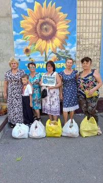 Чергову допомогу отримали 150 внутрішньо переміщених осіб у Центрі підтримки ВПО «Мирне серце Донеччини»