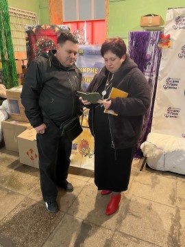 Особистий прийом громадян у Центрі підтримки ВПО «Мирне серце Донеччини»