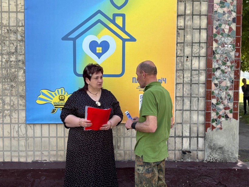 Особистий прийом громадян у Центрі підтримки ВПО «Мирне серце Донеччини»
