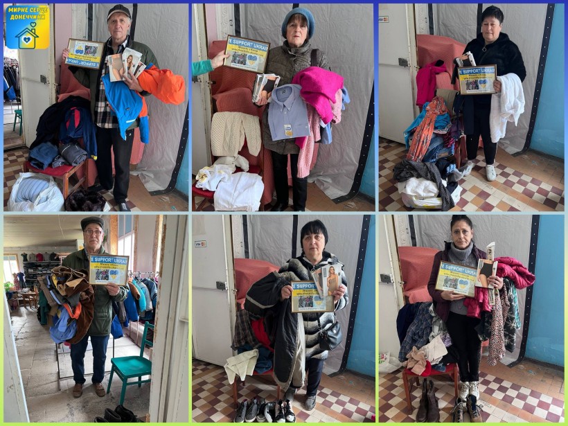 Відбулася чергова видача гуманітарної допомоги для ВПО в "Мирному серці Донеччини"