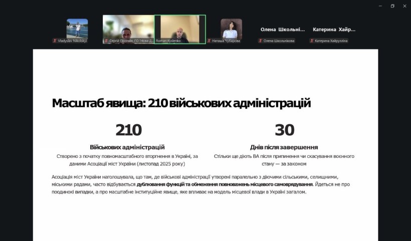 Управління громадою в умовах війни: важливі відповіді для молоді