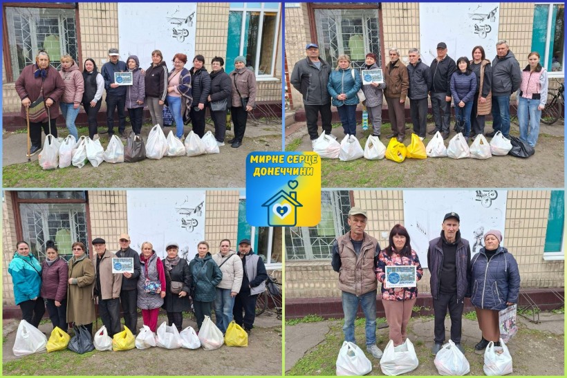 Організовано видачу продуктових наборів у Центрі підтримки ВПО "Мирне серце Донеччини"