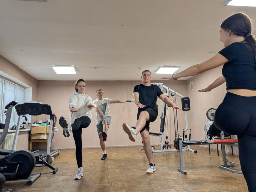 Фітнес-тренування для студентів від Мирненської СВА