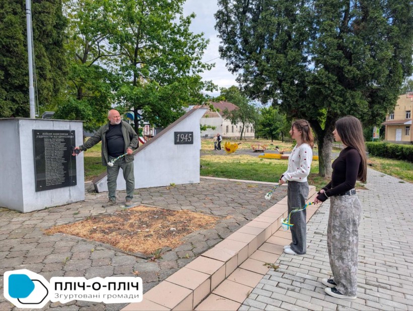«Пліч-о-пліч»: Мирненська та Великолучківська громади об’єднані пам’яттю, єдністю та спільними цінностями