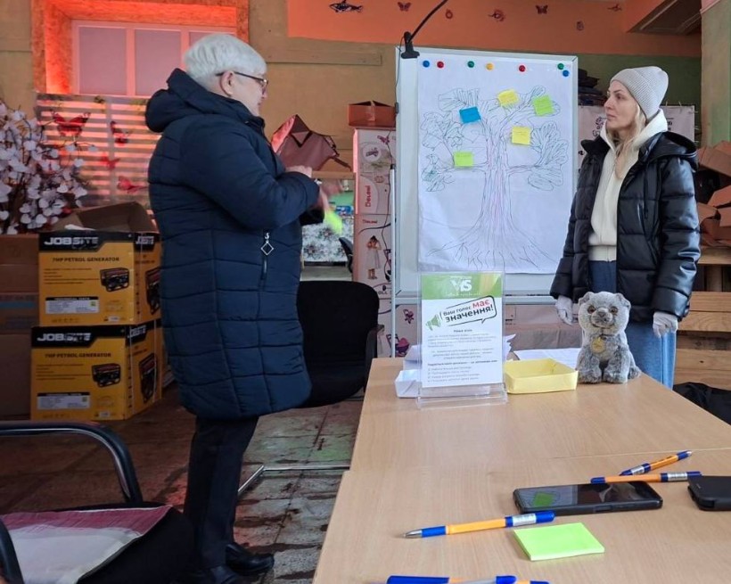 Відбувся перший тренінг у межах програми «Активне довголіття»