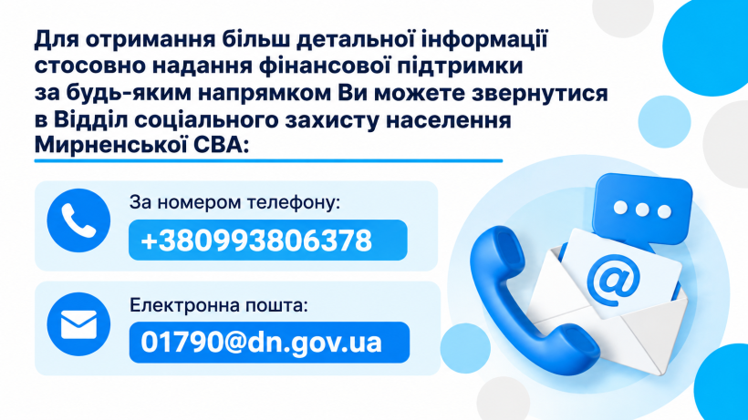 У Мирненській громаді триває прийом заяв на виплату щомісячної стипендії особам віком 100 років і старше