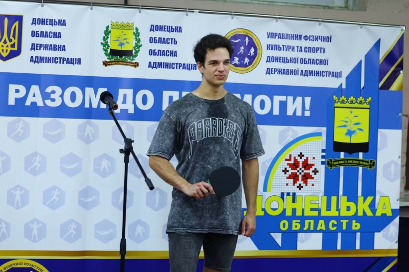 У Дніпрі відбувся перший відкритий турнір Донецької області з настільного тенісу серед ветеранів війни, військовослужбовців та членів їхніх родин