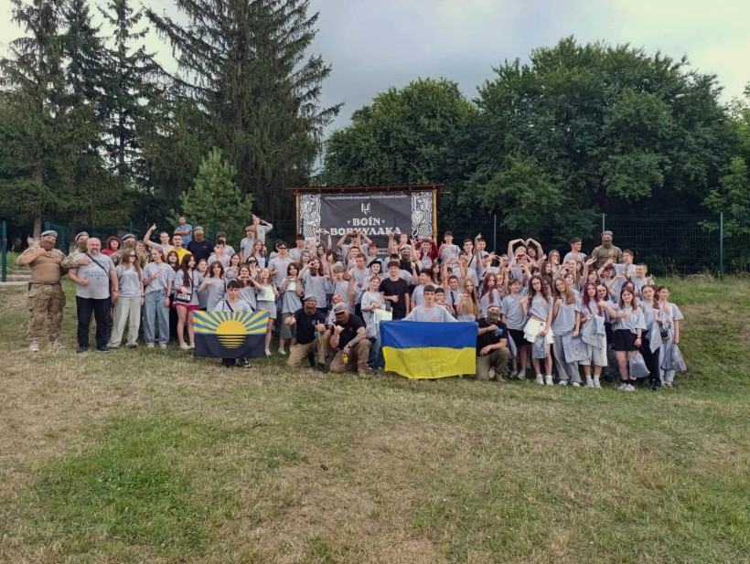 Молодь Мирненської громади взяла участь в обласному військово-патріотичному вишколі «Воїн-Вовкулака»