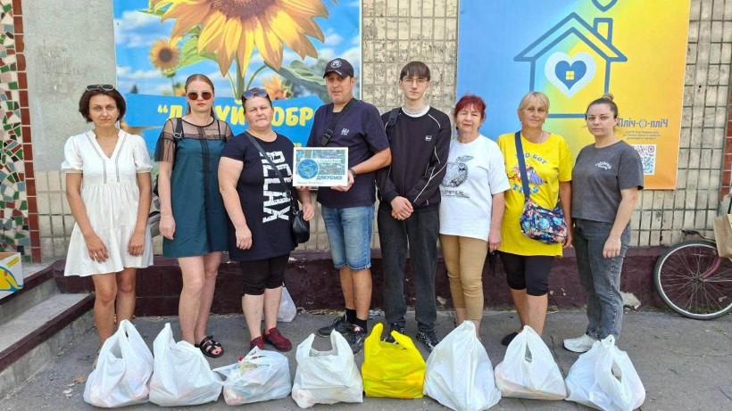 Чергову допомогу отримали 150 внутрішньо переміщених осіб у Центрі підтримки ВПО «Мирне серце Донеччини»