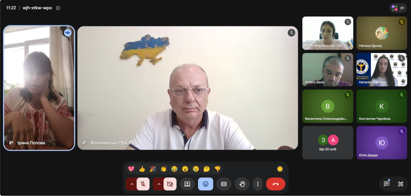 Відбулася спільна зустріч Мирненської та Великоновосілківської СВА з ветеранами війни, родинами загиблих Захисників і Захисниць України та військовослужбовцями, звільненими з полону
