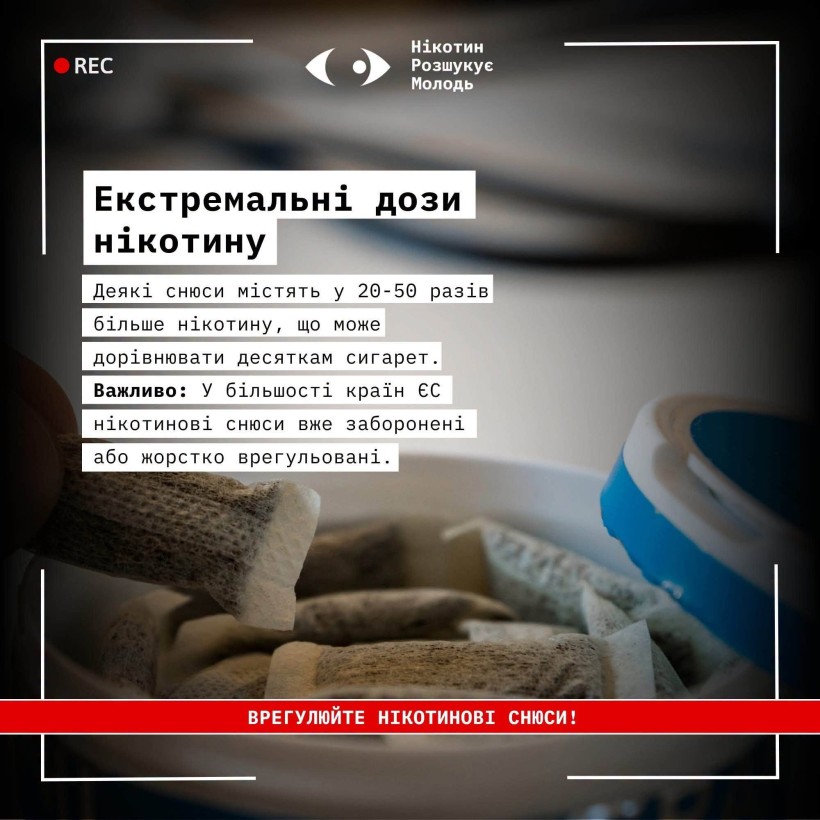 Нікотинові снюси: прихована загроза для здоров’я дітей та необхідність законодавчого регулювання