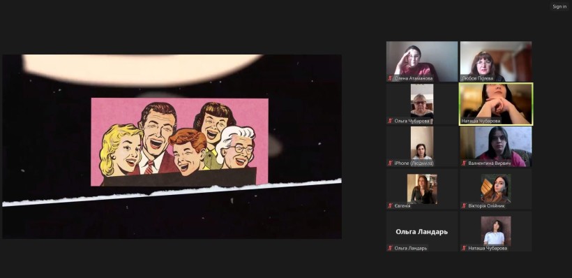 Онлайн-зустріч розмовного клубу "Я з України" - "Теорія сміху"