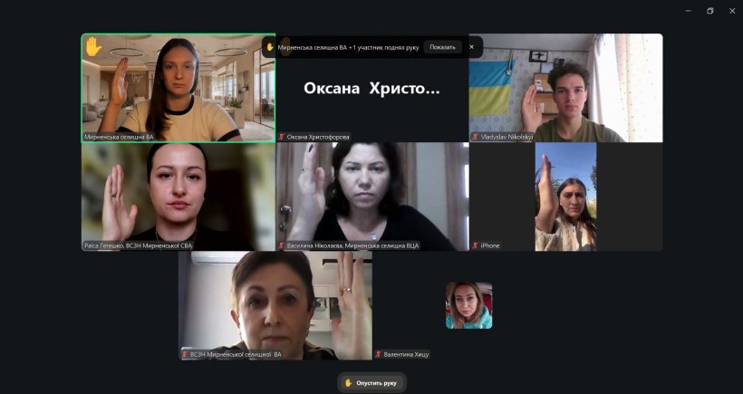 У Мирненській громаді відбулося чергове засідання Комісії з розгляду заяв про надання матеріальної допомоги Захисникам і Захисницям України та ветеранам війни