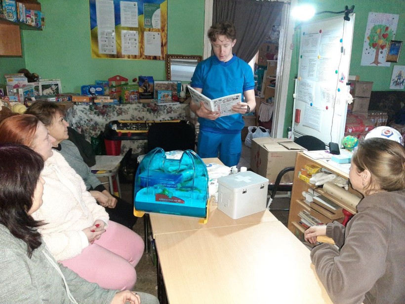 Практичне заняття з першої домедичної допомоги