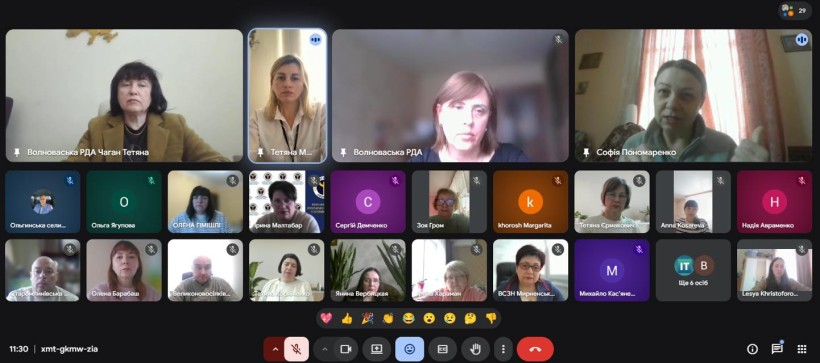 Проведено чергове засідання Координаційного центру підтримки цивільного населення при Волноваській районній державній адміністрації, районній військовій адміністрації
