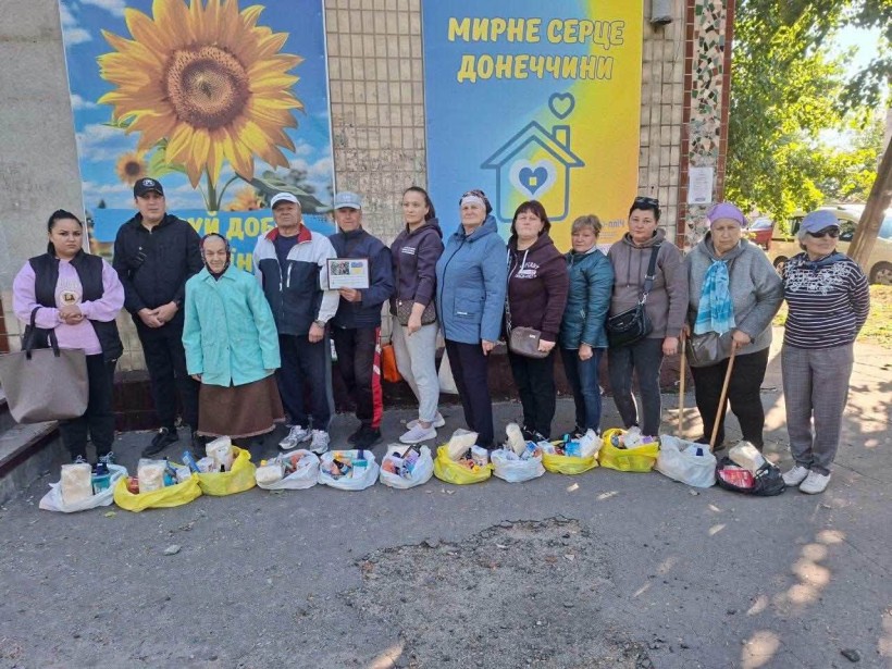 124 родини ВПО отримали гуманітарну допомогу в Центрі підтримки «Мирне серце Донеччини»