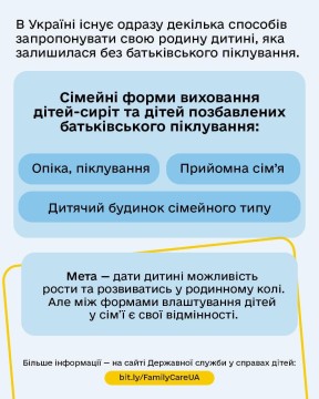 Усиновлення та сімейні форми виховання: основні види та їхні особливості