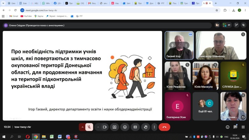 Відбулося засідання робочої групи з реалізації Стратегії забезпечення права кожної дитини в Україні на зростання в сімейному оточенні на 2024–2028 роки