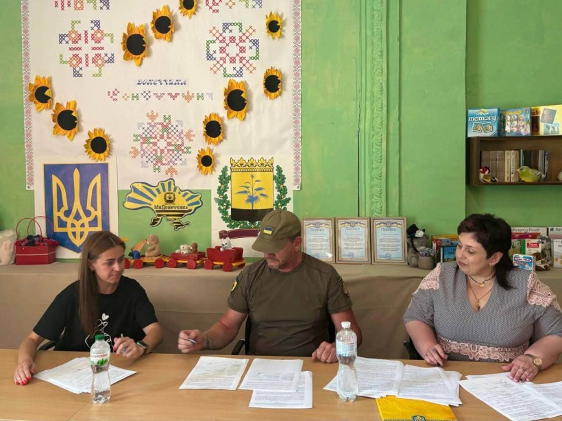 У Центрі підтримки ВПО «Мирне серце Донеччини» відбулася зустріч із благодійниками з Німеччини